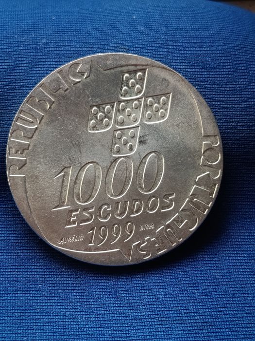 1000 escudos 1999 Prata Antiga Portuguesa