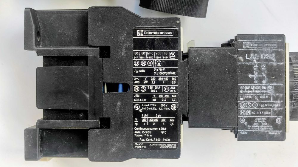 Styki pomocnicze LA2 DS2  Telemecanique