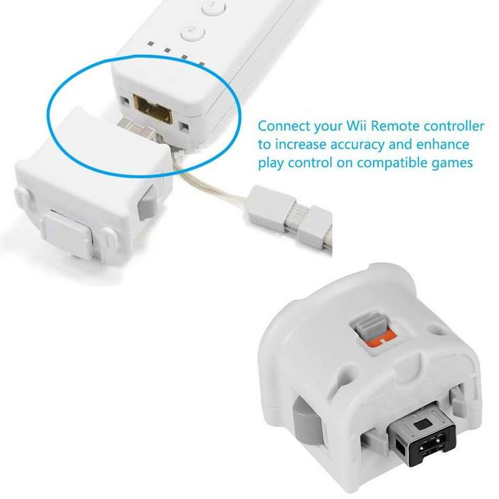 Sensor Motion plus Motionplus Nintendo WII comando WII Motion Plus NOV