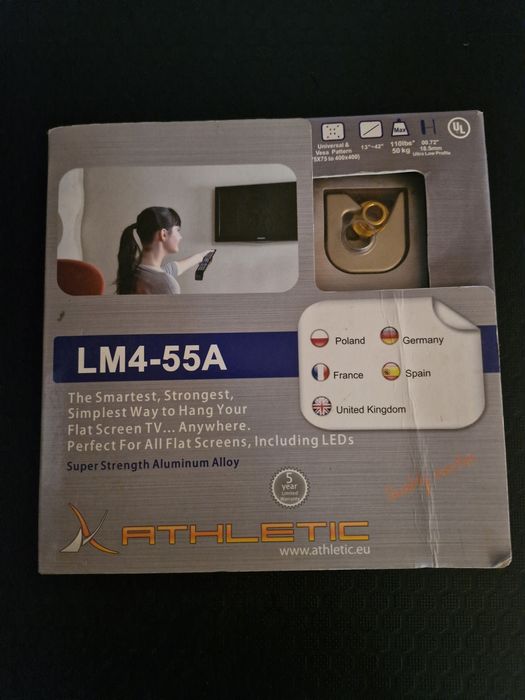 Athletic LM4-55A Ultra Flat uchwyt do telewizora 13"-42"