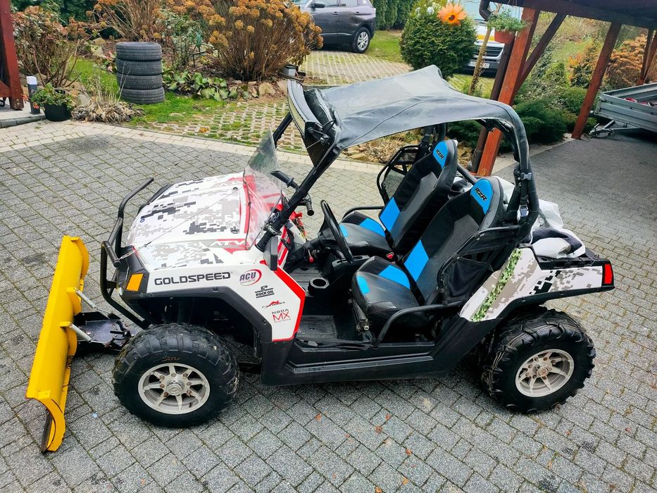 Polaris RZR 4X4 Pług wciagarka Zarejestrowany