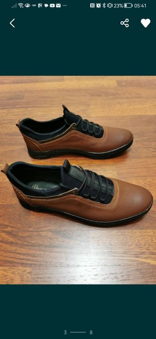 Trekingowe Skórzane Buty Męskie Lekkie Wygodne