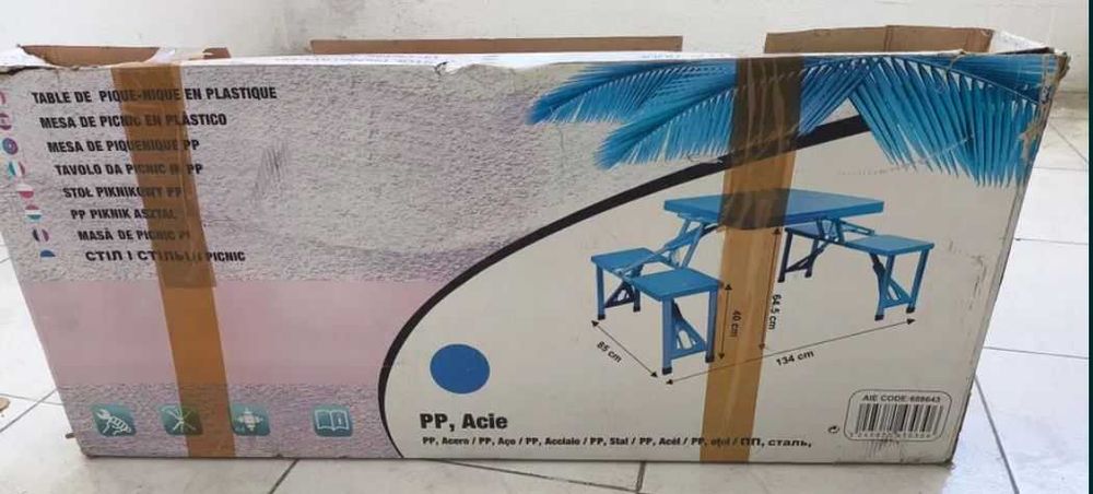 Mesa campismo/piquenique (4 pessoas)