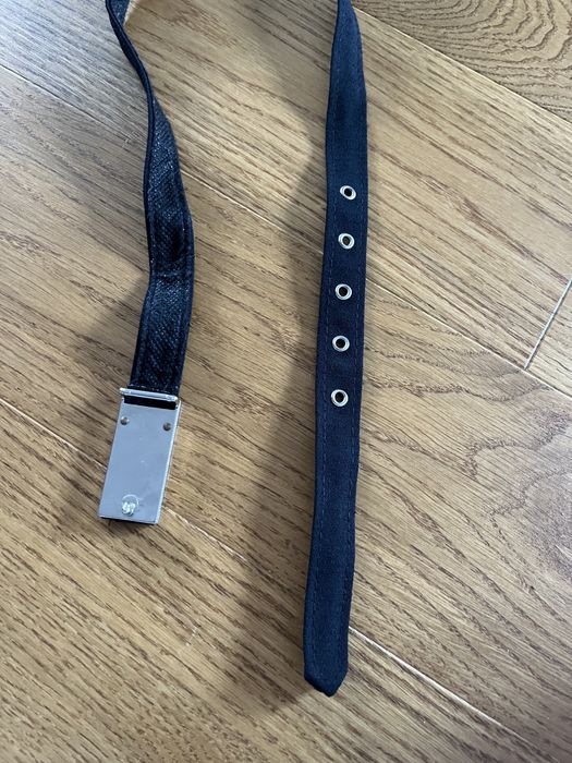 Czarny pasek damski XS