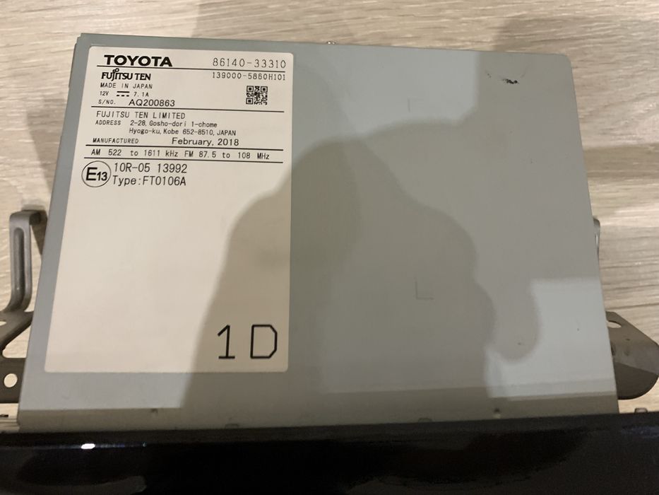 Автомагнітола CAMRY 70 + камера