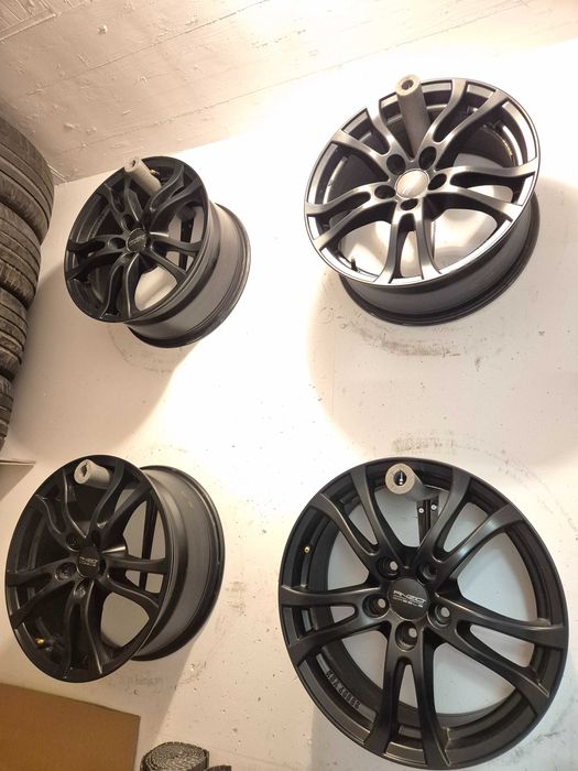 Felgi aluminiowe Anzio Turn Black 17" 7,5J x 17 5x114,3 ET50 Mazda 6 – 4 szt