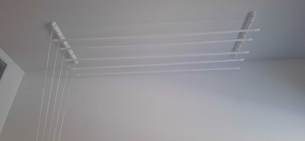 Suszarka sufitowa na pranie bieliznę 5x 120 cm podwieszana trwała