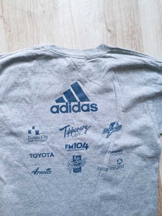 szara bluza adidas vintage finisher oversize meska S