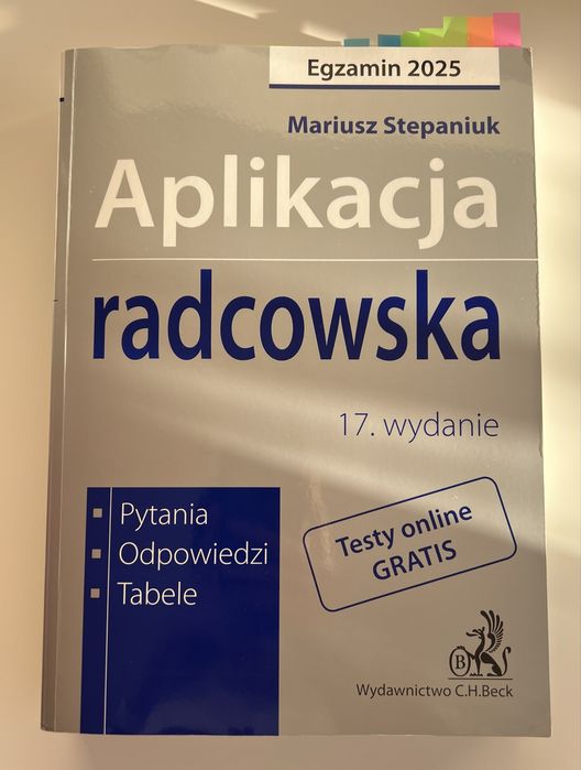 Aplikacja radcowska Stepaniuk wydanie 17 2025