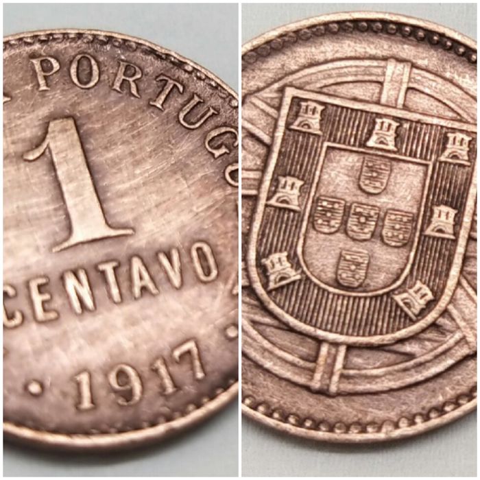 Moeda de 1 centavo.