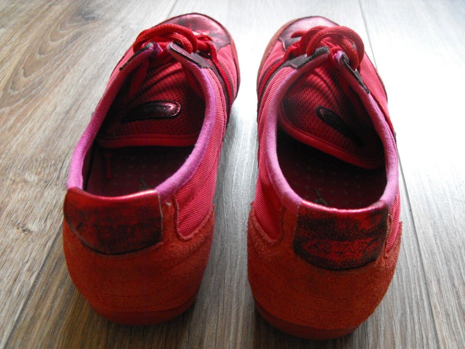 Buty DKNY 37/38 24cm jak Nowe czerwone stylowe oryginalne b. lekkie
