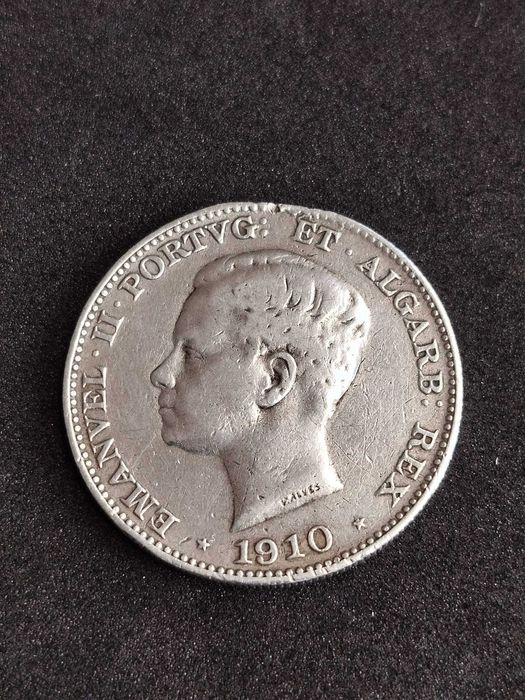 1910 - Marques de Pombal - D. Manuel II - 500 Reis - Prata
