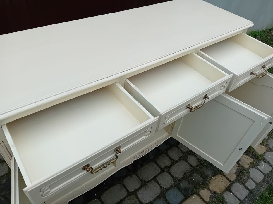 Komoda ludwikowska Shabby Chic 150cm