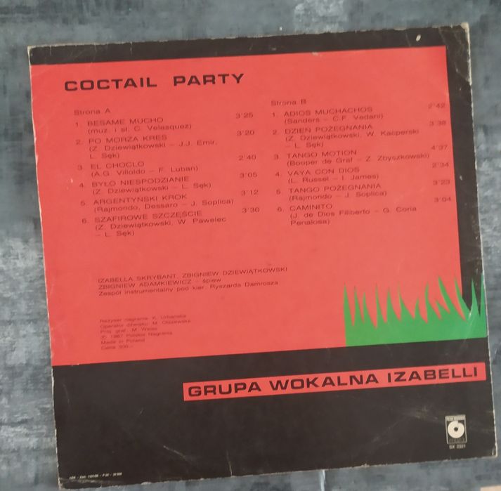 Płyta winylowa coctail party