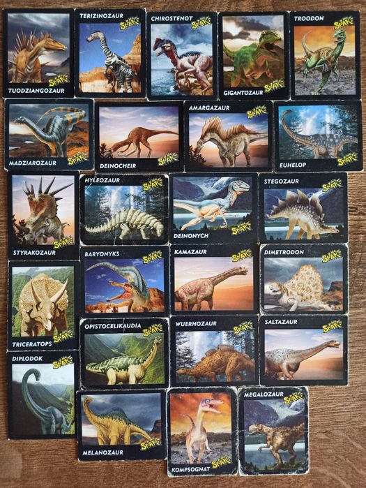 Karty Prehistorie Dinozaury