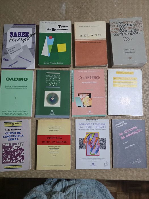 Livros para ensino Ensino Secundário e Universitário Área de letras - Linguística e Literatura moderna