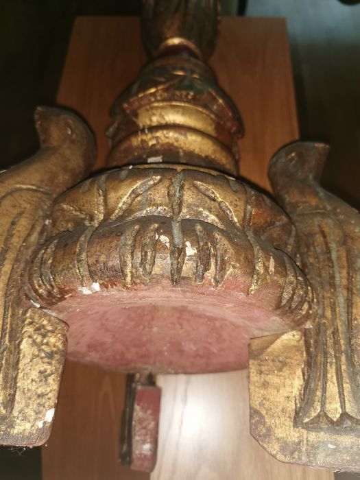 Tocheiro (D.José D.Maria) talha dourada policromada