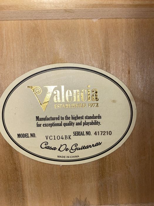 Guitarra Clássica Valencia