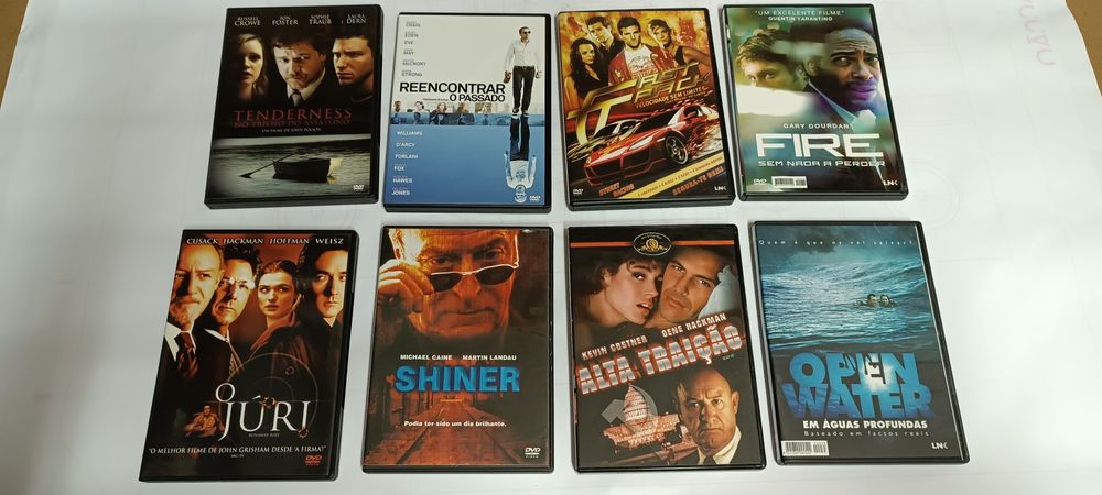 Pack 8 DVDs novos selados
