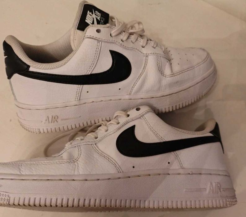 Nike Najki Buty sportowe Oryginalne skórzane Nike Air Force 1, rozm.37,5 23,5 cm