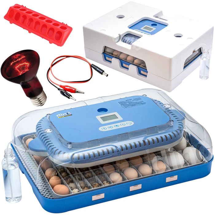 Inkubator Automatyczny klujnik DINO PRO 70jaj kur kaczek gęsi 12V 230V