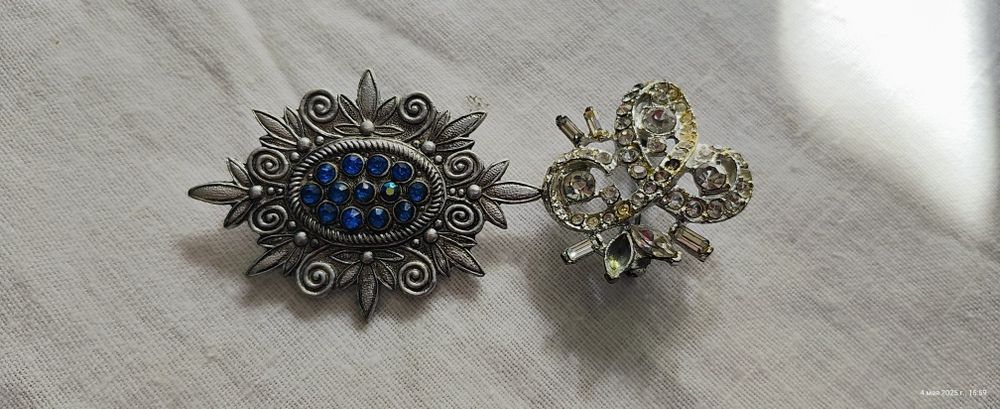 Ожирелье брошь бурштин СССР