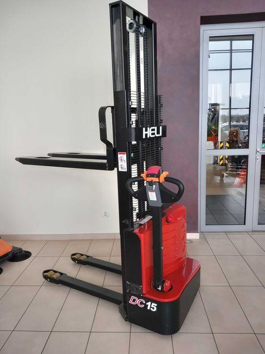 Wózek Masztowy Elektryczny Heli 1500 kg Maszt 2500mm Niski Maszt 175cm