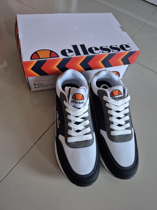 Nowe buty sportowe Ellesse 39 rorano runner szare granatowe białe snea