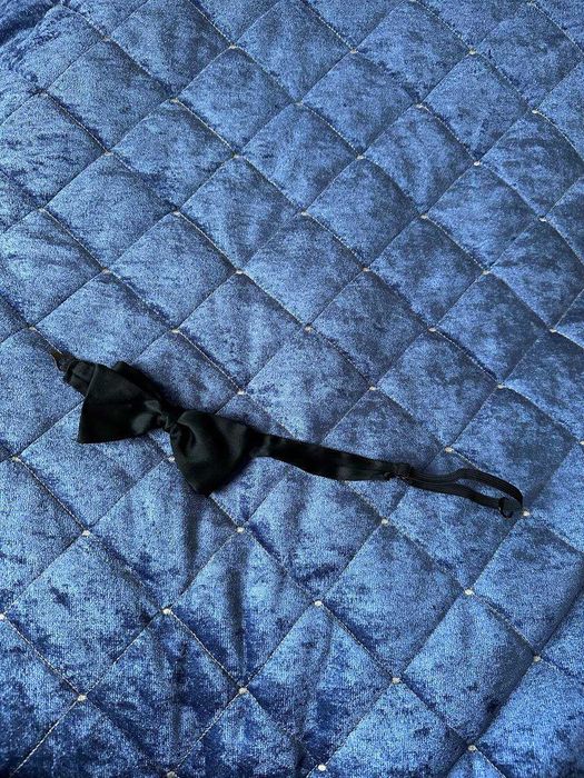 Чорний чоловічий метелик на шию бабочка