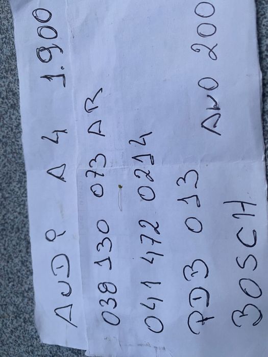 Injetores audi A4 (3 a funcionar bem)