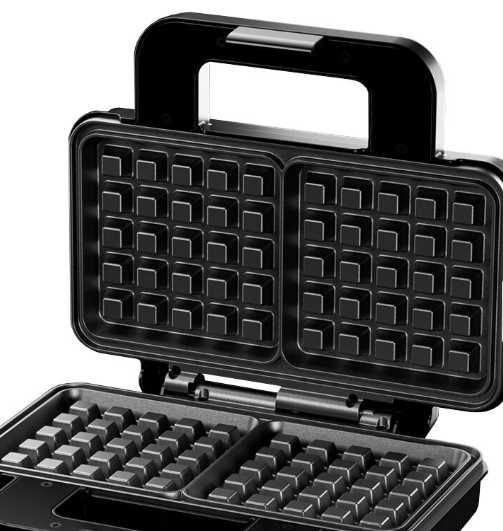 Gofrownica GÖTZE & JENSEN GWM700X Czarno-srebrny