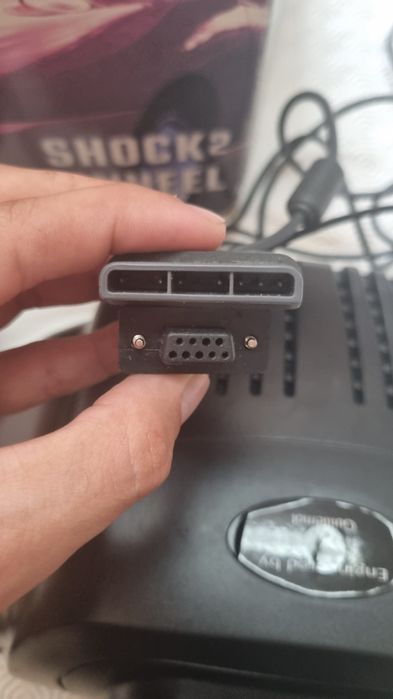 Volante e Pedais Ferrari para Playstation 1