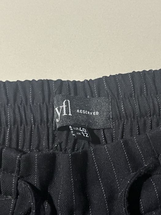 Wlegancie spodnie granatowe