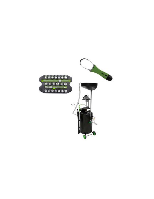 Aspirador de óleo com visor e depósito de 90 litros + ofertas