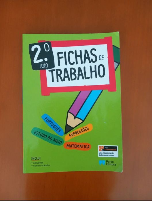 Livro de fichas de trabalho para 2⁰ ano