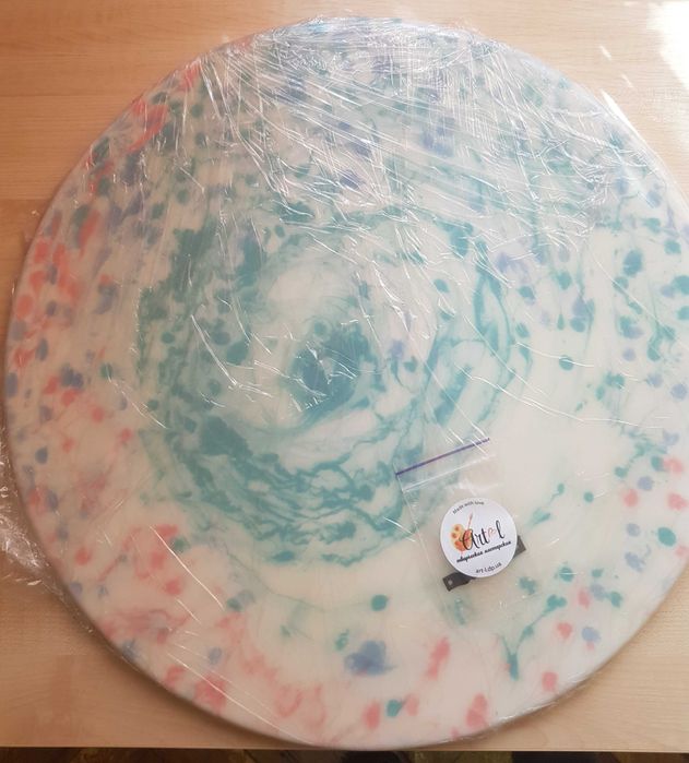 Круглая картина, основа под часы, акриловая смола