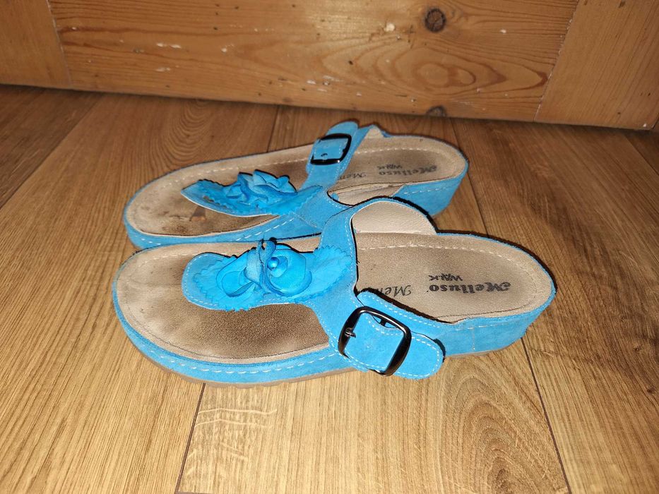 WALK Klapki japonki roz 39 raczej skóra