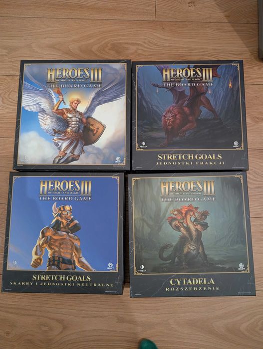 Heroes of Might & Magic III Board Game - The Grail Pledge + Inferno