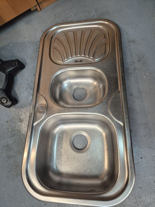 Bancada inox bom estado