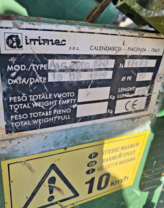 Deszczownia mini Irrimec 70/230