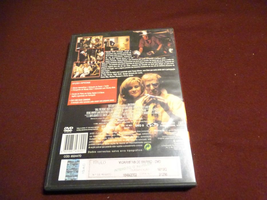 DVD-Vigaristas de bairro-Woody Allen