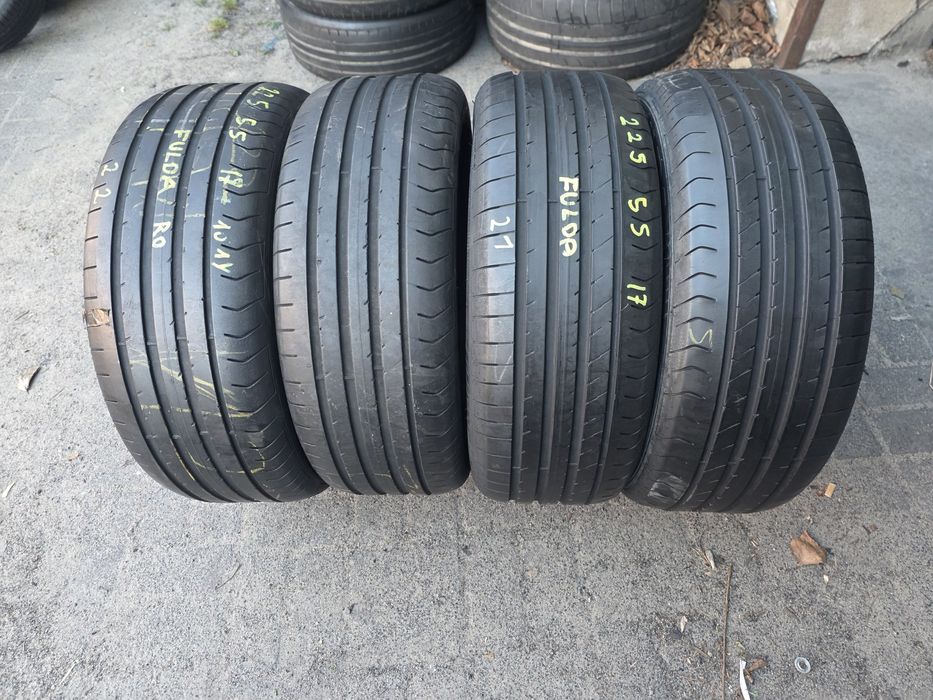 225/55/17 Fulda 6 mm 2021 rok ! Montaż GRATIS