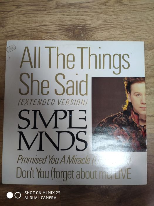 Simple Minds-all the things she said maxi winyl