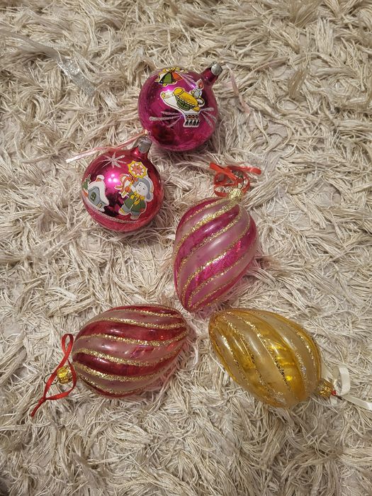 Kolorowe bombki z PRL