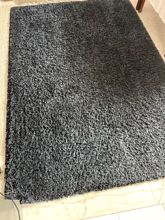 Tapete de pelo alto azul escuro – IKEA