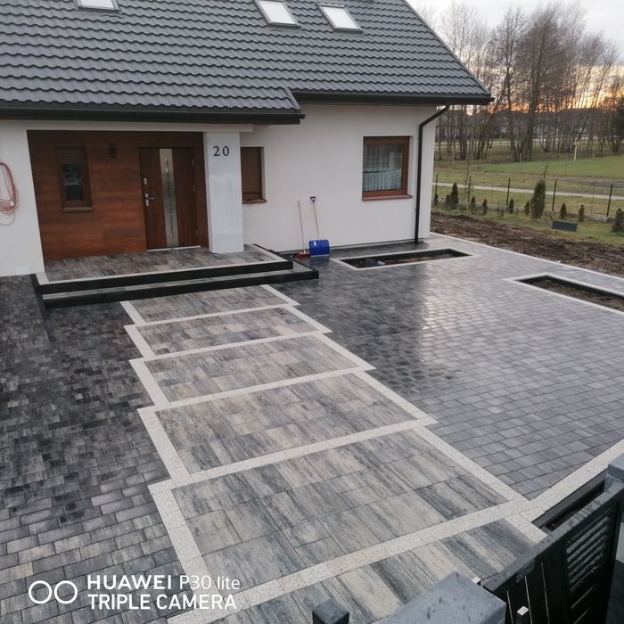 Układanie kostki, utwardzenie terenu