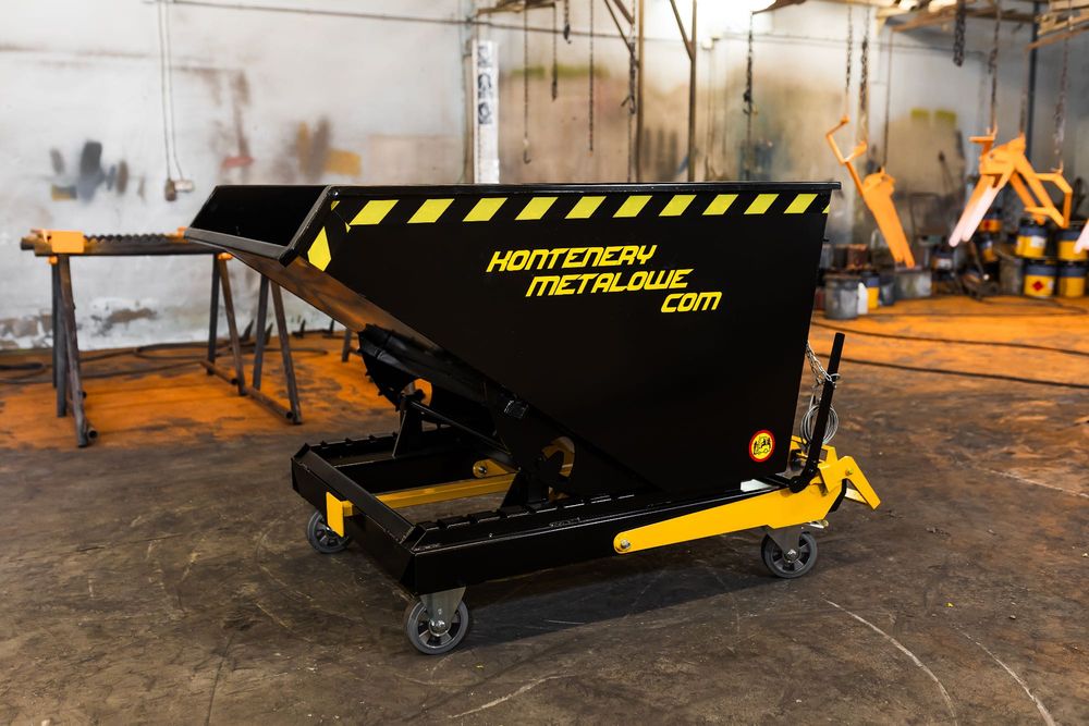 Kontener do wózka / Kontener / Koleba / Kontener samowyładowczy 900L