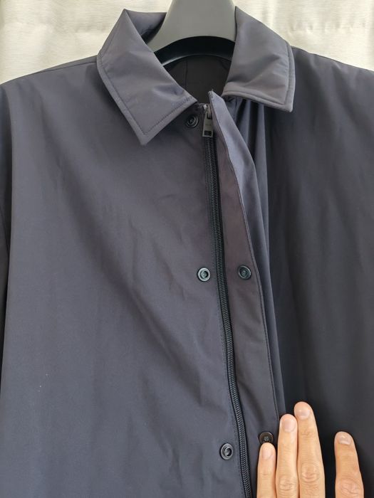 Sobretudo preto Mango XXL
