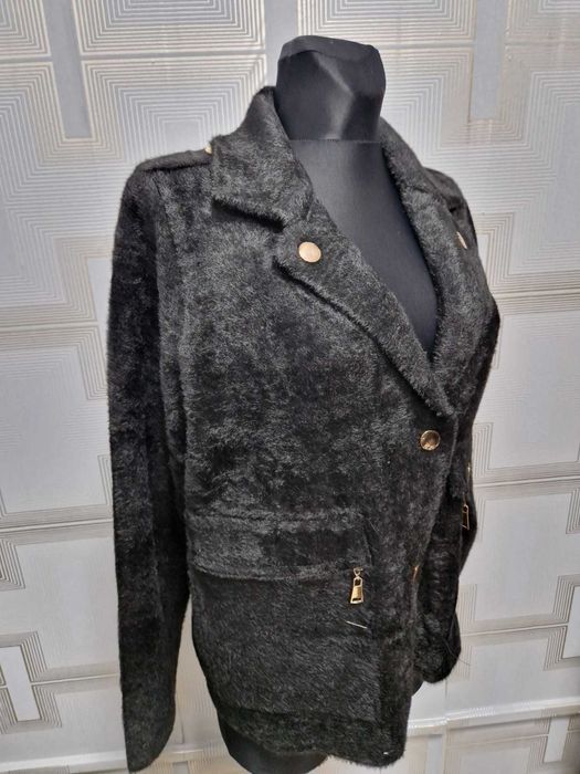 Kurtka alpaka zatrzaski,suwaki