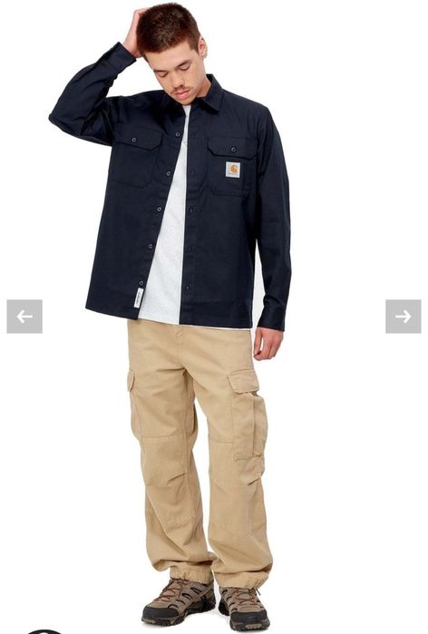 Мужская плотная рубашка Carhartt L